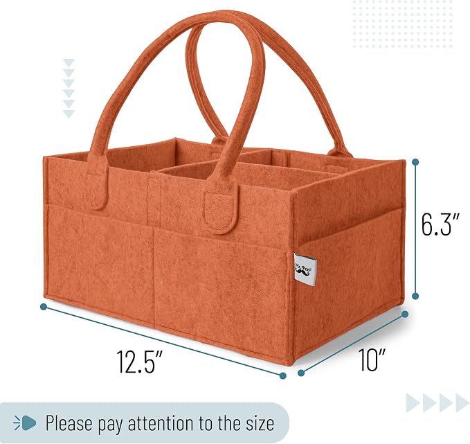 Mr. Pen- Baby Diaper Caddy Organizer, Rustic Warmth, Baby Caddy Organizer - Image 2