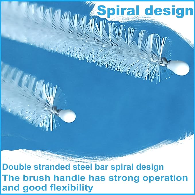 Straw Cleaner Brush Long 10 Inch, Straws Brush of Bristles Diameter 10 mm - Image 3