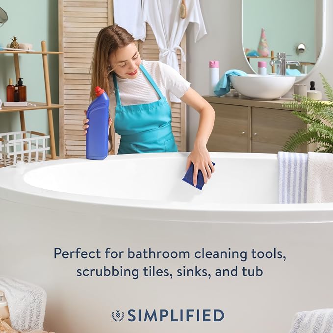 Simplified 6-Pack Steel Scouring Sponges - Image 4