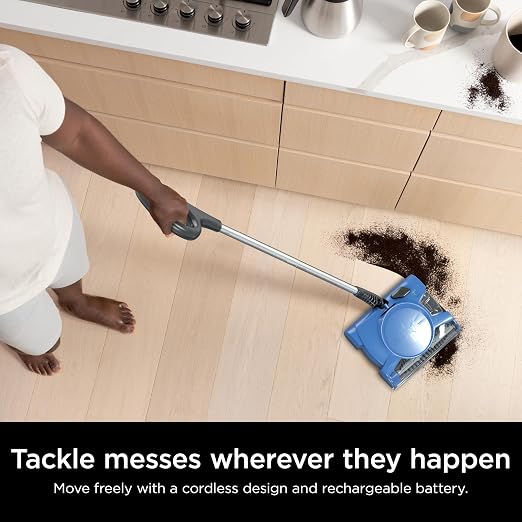 Shark Rechargeable Floor Sweeper, Motorized Brushroll, Compact Swivel Design - Image 5