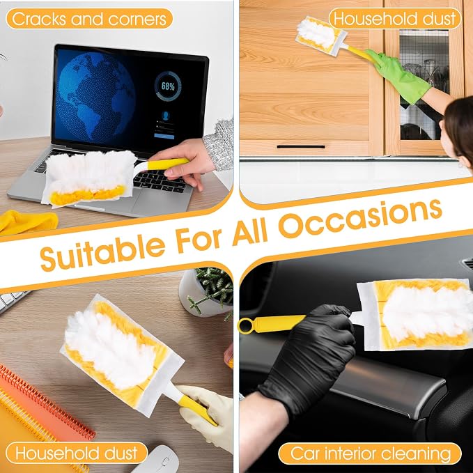 120 Pcs Duster Refills, Electrostatic Disposable Dusters Refills Compatible - Image 6