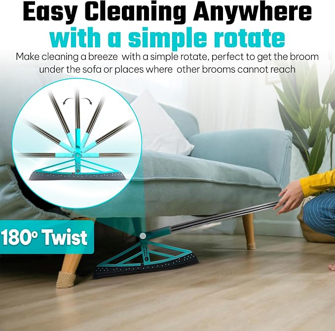 Magic Broom Squeegee Dog Pet Hair Remover, Height Adjustment - Image 7
