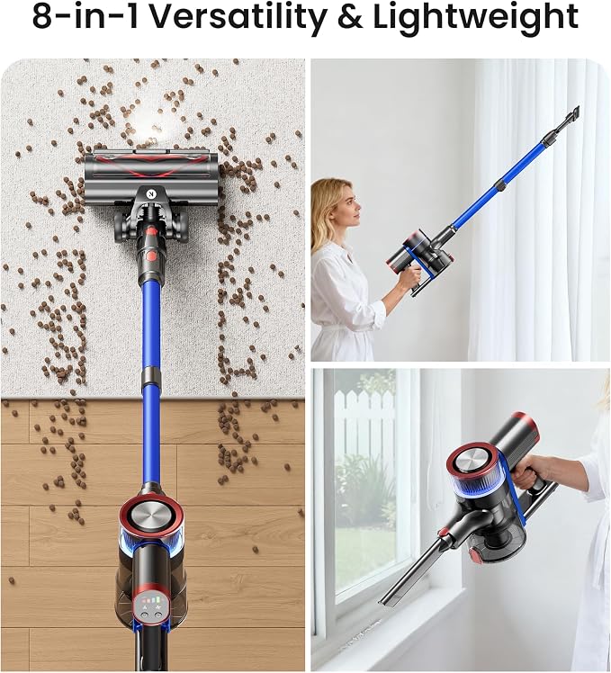 NADALY Cordless Vacuum Cleaner, 550W 45Kpa 65Mins Vacuum Cleaners - Image 8