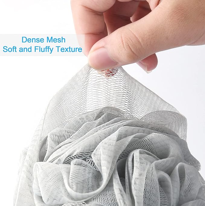 AmazerBath Loofah Sponge 75g/Piece, Exfoliating Bath Sponge Body Scrubber - Image 5