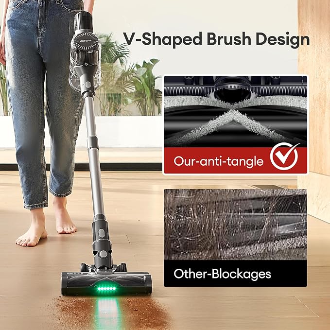 Ultenic Cordless Vacuum Cleaner, 450W 40Kpa Stick Vacuum - Image 4