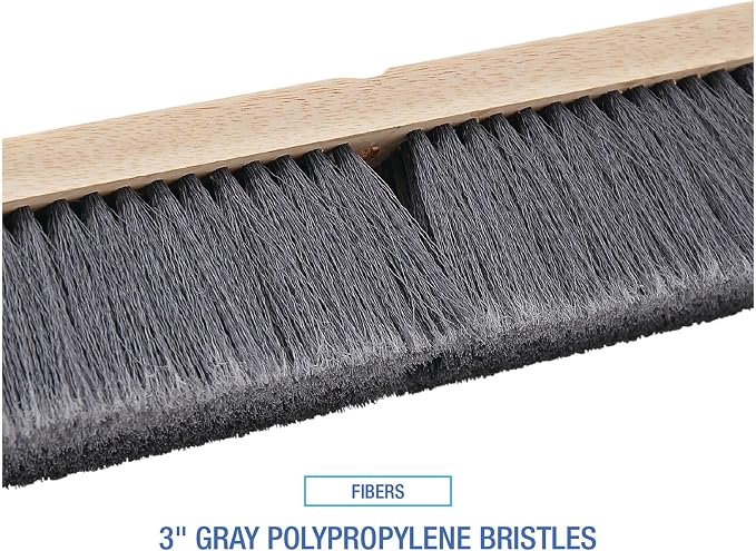 Boardwalk BWK20424 3 in. Flagged Polypropylene Bristles 24 in. Brush Floor - Image 5