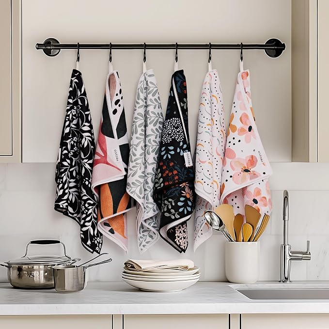 RECYCO Waffle Kitchen Towel Set of 2 - Image 8