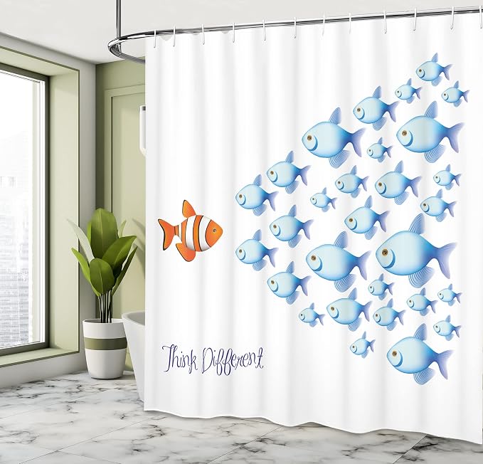 Ambesonne Saying Shower Curtain, Words - Image 4