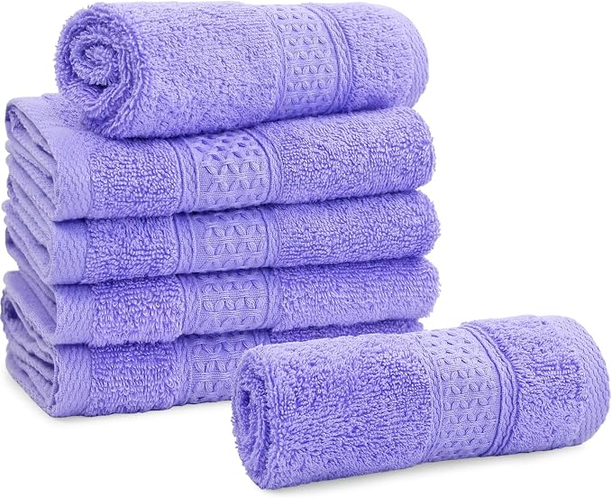 Cleanbear Wash Cloths Cotton Facecloths, Large Face Cloths 6 Ultra-Soft - Image 8