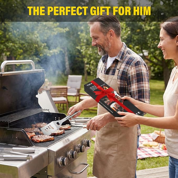 BBQ Grill Accessories Set, Grill Tools Grilling Accessories Grilling Gifts - Image 3