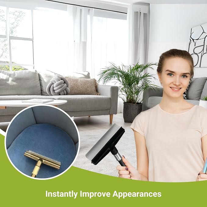 Small Room Groom Carpet Rake, Portable Carpet Brush - Image 5