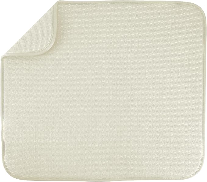 S&T INC. Dish Drying Mat, 16” x 18”, Absorbent Microfiber Kitchen Counter Mat by STINC