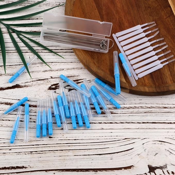 40pcs Shower Head Cleaning Tool Kit, 2 Designs Showerhead Cleaner Brushes and - Image 3