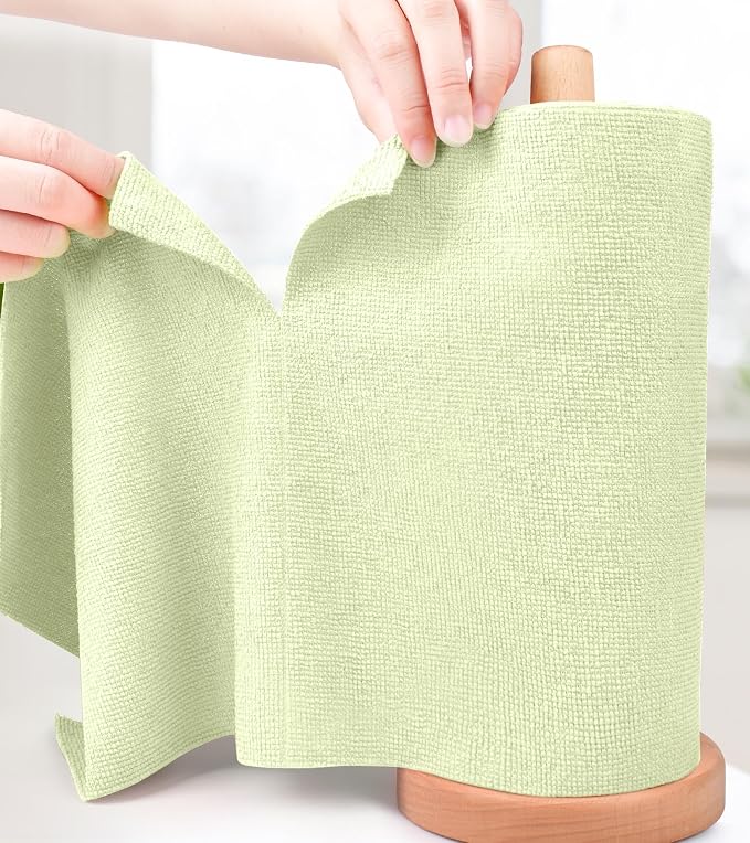 KitchLife Microfiber Cleaning Cloth Roll by OverDoorHooksKitchenSupplies
