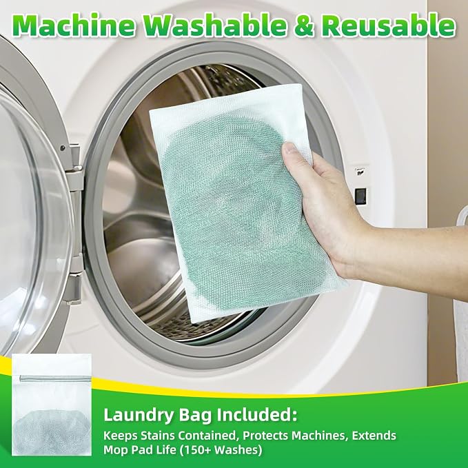 Reusable Microfiber Mop Pads Compatible - Image 7