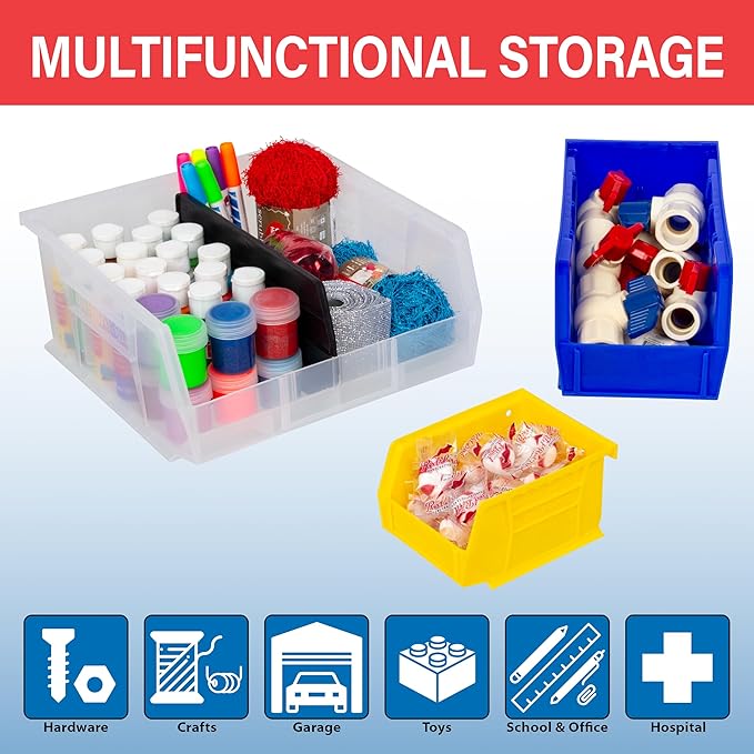 Akro-Mils 30230 AkroBins Plastic Storage Bins, Space-Saving Stackable Bins - Image 4