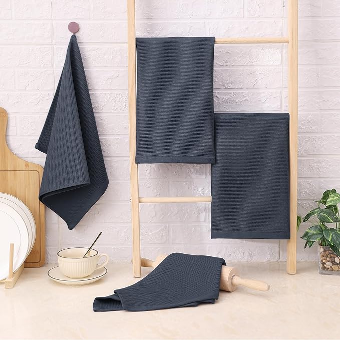 Homaxy 100% Cotton Waffle Weave Kitchen Towels - Image 7