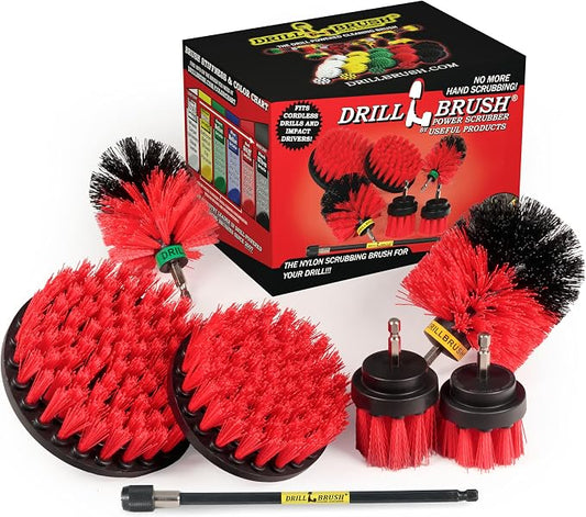 Outdoor Stiff Bristle Brush by Drillbrush