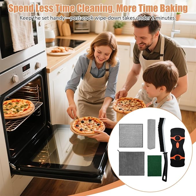 Heavy Duty Oven Cleaner Brush Set, Oven Cleaning Kits, Oven Cleaning Tools - Image 7