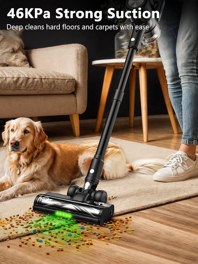 Cordless Vacuum Cleaner, 46Kpa/55 Mins Vacuum Cleaners - Image 3