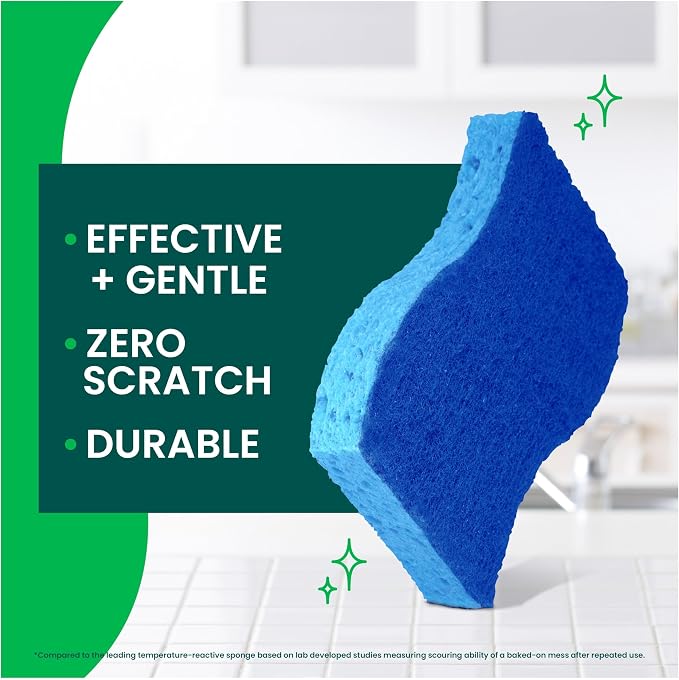 Scotch-Brite Zero Scratch Non-Scratch Scrub Sponges, Sponges - Image 3