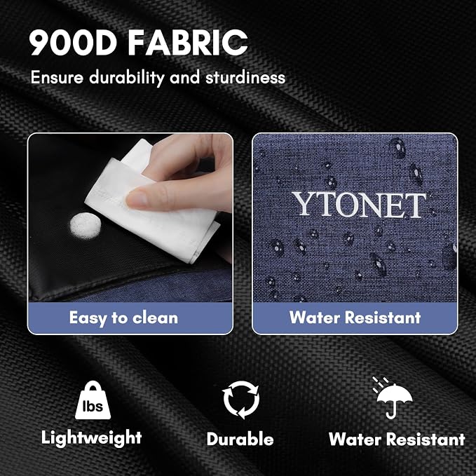 Ytonet Wearable Cleaning Caddy Bag, Large Cleaning Supplies Organizer - Image 4