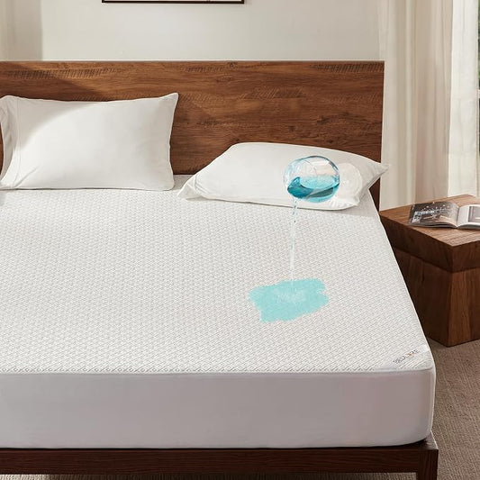 BEDLORE Full Size Mattress Protector, Waterproof Noiseless Mattress Cover by Bedlore