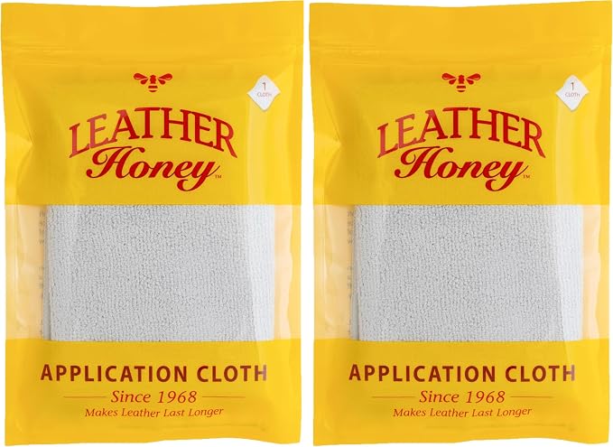 Leather Honey Lint-Free Application Cloth: Microfiber Cloth by LeatherHoney