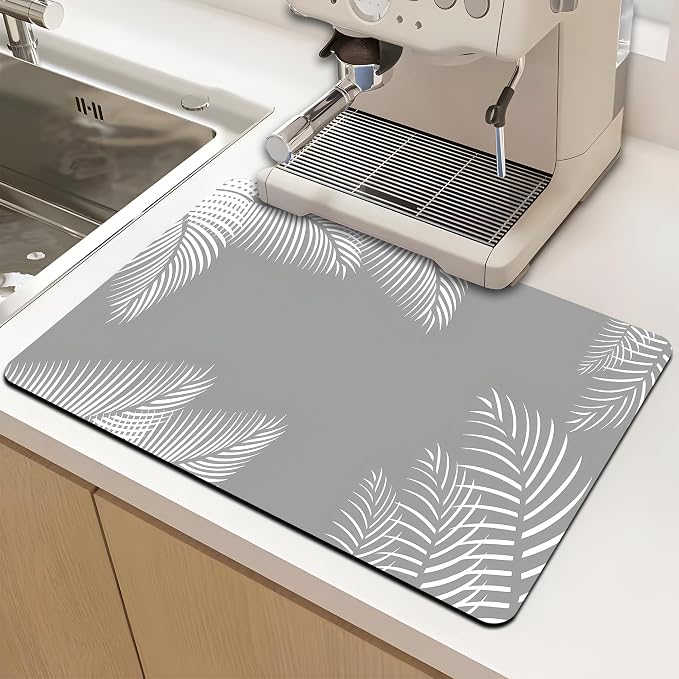 Dish Drying Mat for Multiple Usage. Super Absorbent, Easy clean, Quick dry - Image 2