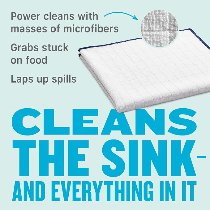 E-Cloth Reusable Paper Towel Replacement Cloth, Premium Microfiber Cleaning - Image 3