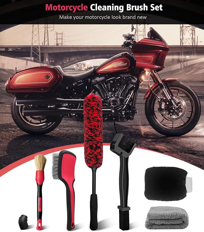 YeewayVeh 6PCS Motorcycle Cleaning Kit - Image 3
