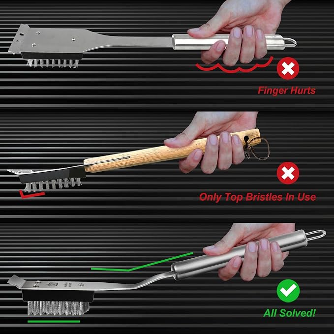 GRILLART Grill Brush and Scraper Replacement Head - Image 5