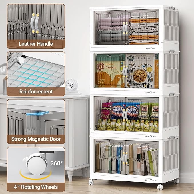 BROVIEW 600Qt Stackable Storage Bins - Image 5