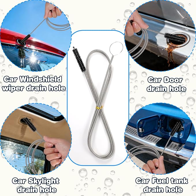 Cleaning Brushes Set, 10 Pieces 8 Inch Nylon Tube Brush + 60 Inch Flexible Long - Image 7