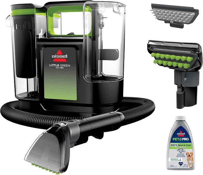 BISSELL® Little Green® Max Pet Portable Carpet and Upholstery Deep Cleaner by BISSELL
