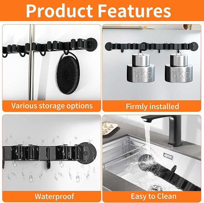 Magnetic Broom Holder Wall Mount - Image 6