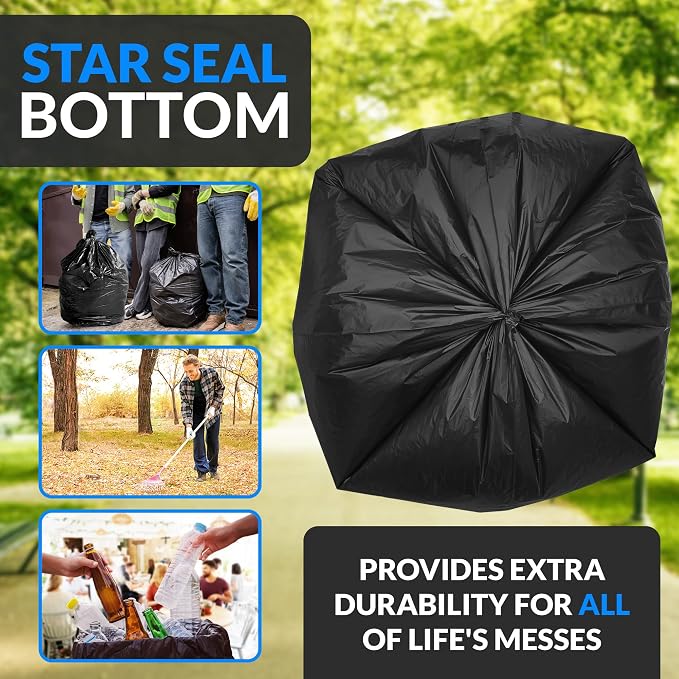 Reli. 40 to 45 Gallon Trash Bags Heavy Duty | 250 Trash Bags | Super Sizeable - Image 4