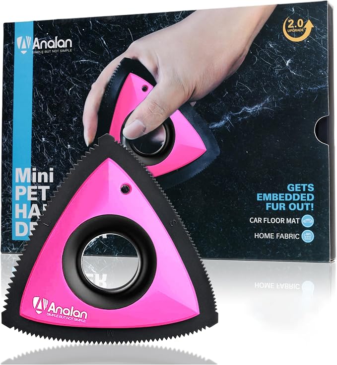 Analan Mini Pet Hair Remover for Car Detailing Supplies, Carpet Dog Hair by ANALAN