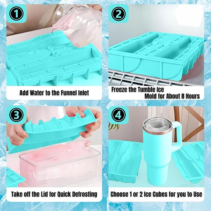 Ice Cube Tray for Tumbler, Ice Drink, Compatible - Image 5