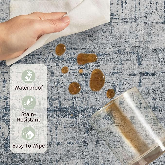 3x5 Washable Entryway Rug, Non Slip Boho Runner Rugs - Image 7