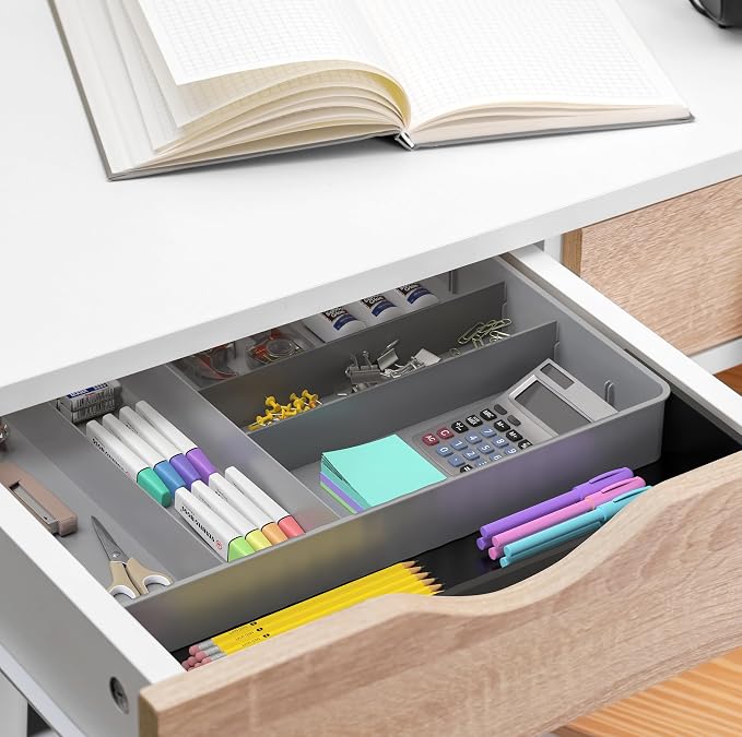 Simple Houseware Expandable Kitchen Drawer Flatware Organizer - Image 8