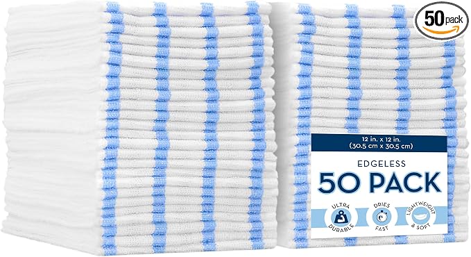 VIKING Bulk Edgeless Microfiber Cleaning Cloths, 50 Pack by VikingCarCare