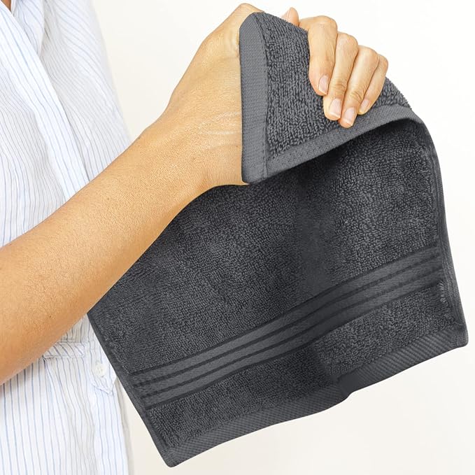 Utopia Towels 12 Pack Premium Wash Cloths Set, 12 by 12 Inches, 100% Cotton - Image 4