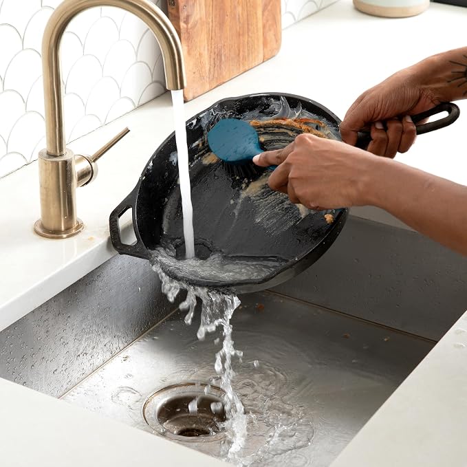 Full Circle Clean Ocean, Heavy Duty Dish Brush, Tough Bristles and Built-in - Image 3