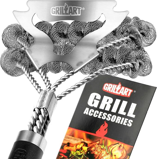 GRILLART Grill Brush for Outdoor Grill Bristle Free by GRILLART