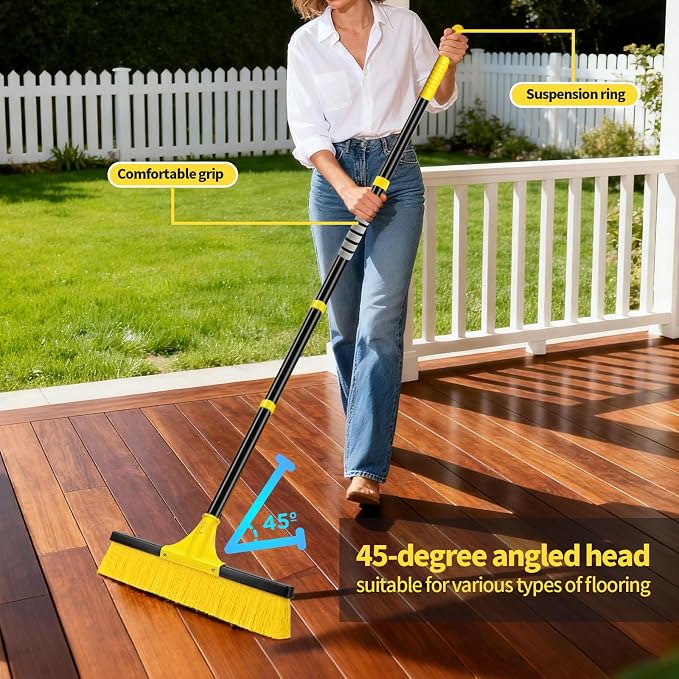 18”Push Broom Brush for Floor Cleaning - Image 6