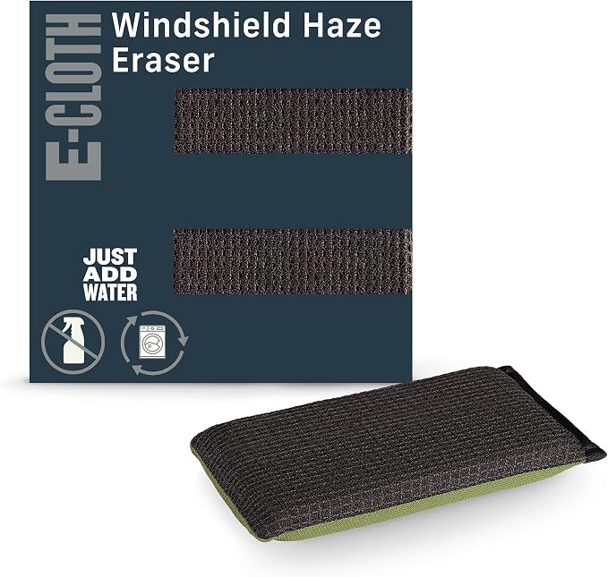 E-Cloth Windshield Haze Eraser, Auto Glass Cleaner, Car Windshield Cleaner by E-Cloth