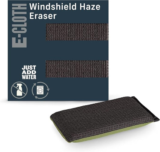 E-Cloth Windshield Haze Eraser, Auto Glass Cleaner, Car Windshield Cleaner by E-Cloth