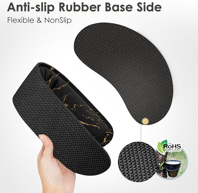 Gimars Upgrade Enlarge Gel Memory Foam Set Keyboard Wrist Rest Pad, Mouse Wrist - Image 3