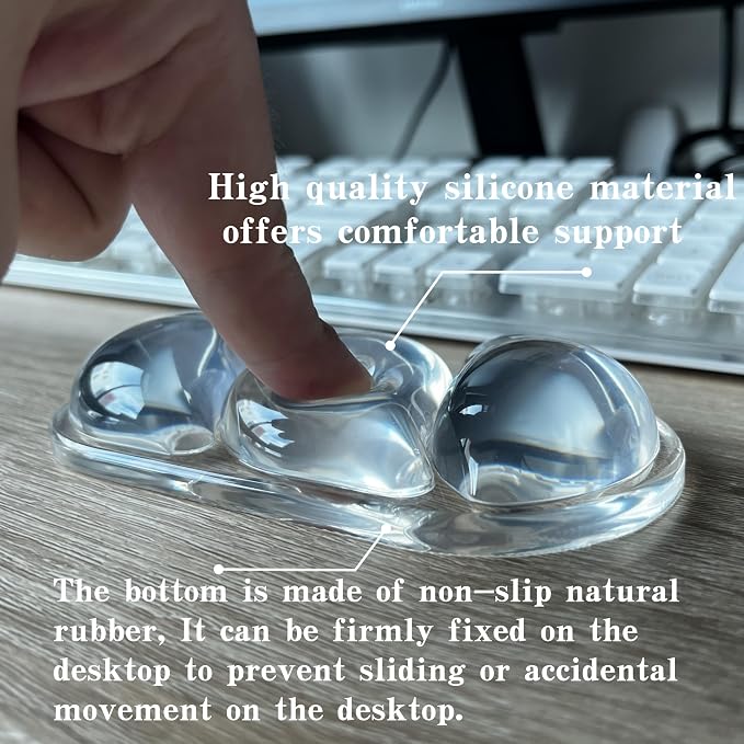 Ergonomic Cooling Gel Mouse Wrist Rest Pad, Arm Support - Image 5